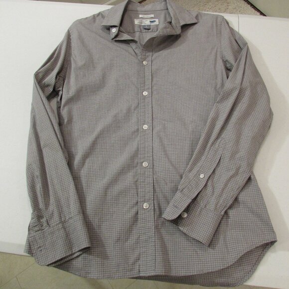 Calvin Klein/Old Navy Men's Dress Shirts Grays Checkered Both Small - Picture 10 of 16